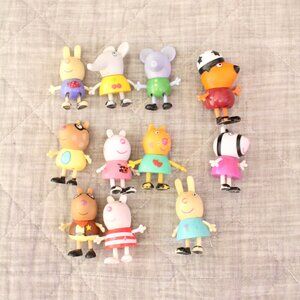 Peppa Pig FRIENDS Figures Lot of 11